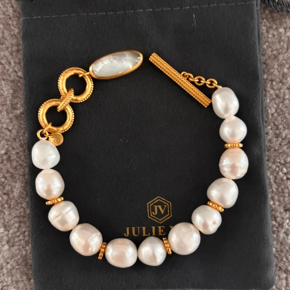 NWOT Julie Vos Pearl Bracelet_3